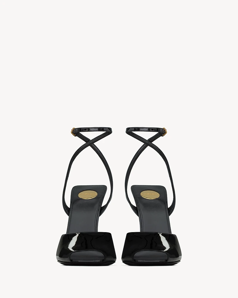 LA SCANDALE sandals patent leather