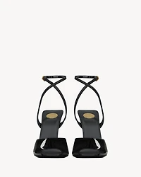 LA SCANDALE sandals patent leather