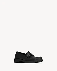 Le Loafer chunky penny slippers glazed leather