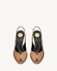 PAGE slingback pumps smooth leather