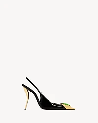 LOULOU slingback pumps patent leather