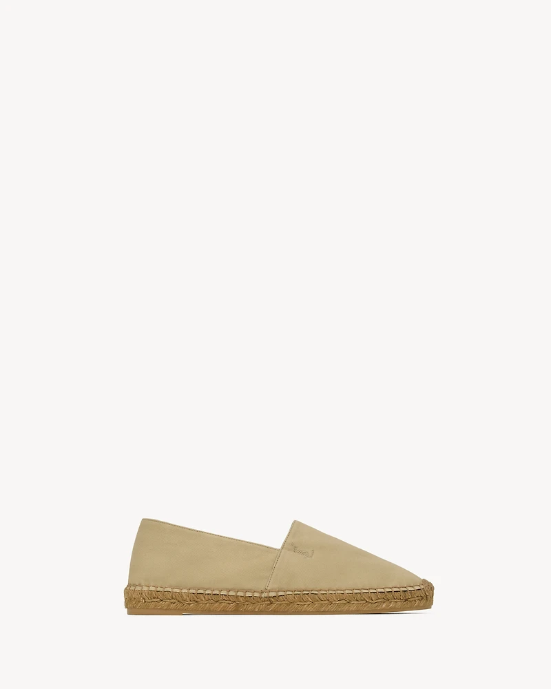 espadrilles cotton gabardine