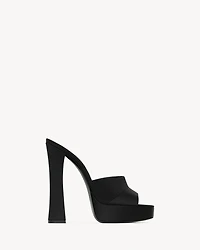 BOOGIE platform mules satin crepe