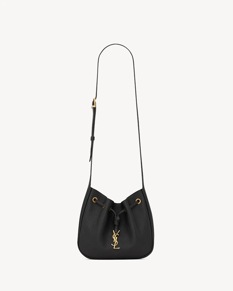 PARIS VII mini hobo in grained leather