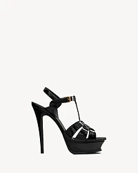 TRIBUTE platform sandals patent leather