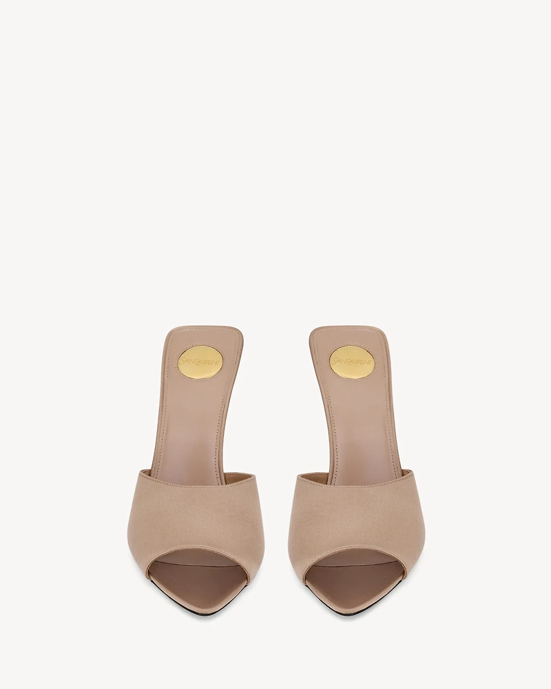 ROMY mules satin crepe