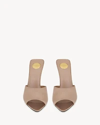 ROMY mules satin crepe