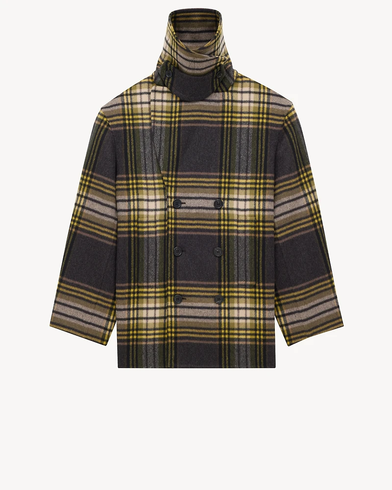 peacoat wool tartan