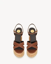 BIANCA platform sandals smooth leather