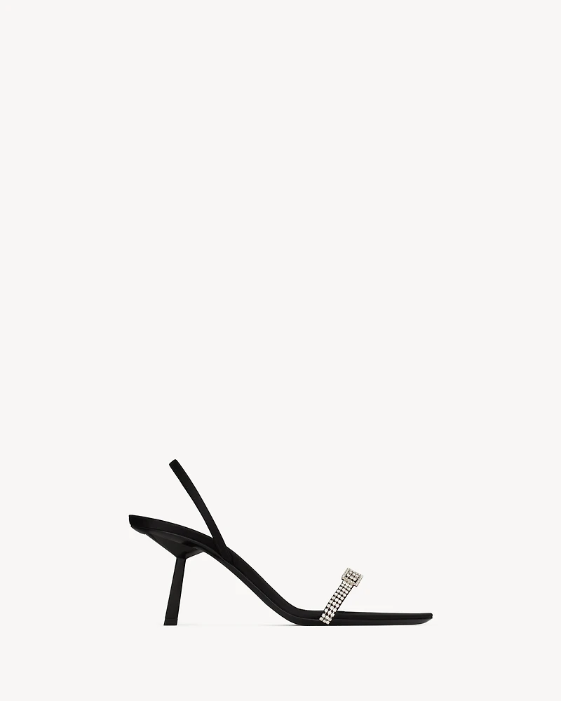 RENDEZ-VOUS sandals satin crepe