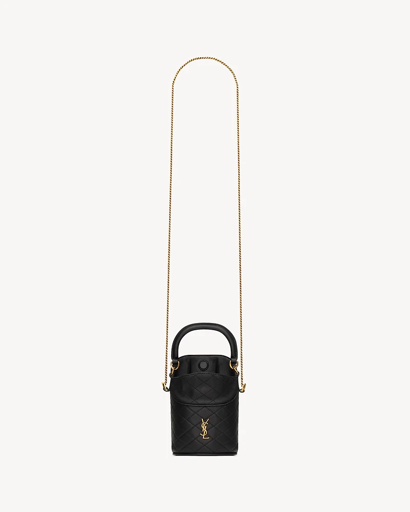 GABY mini bucket in lambskin