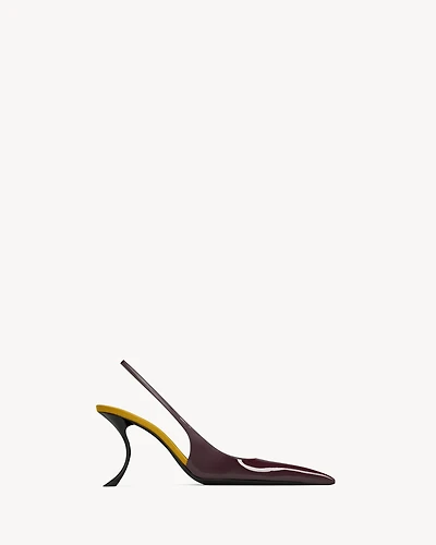 APOLLINE slingback pumps patent leather