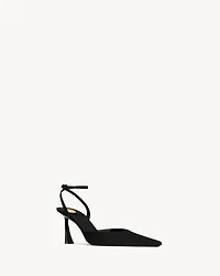 AIMÉE slingback pumps satin crepe