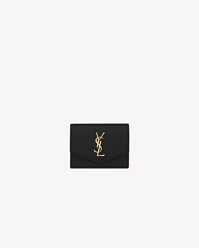 UPTOWN business-card case in grain de poudre leather