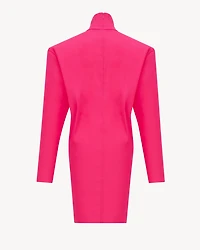 boxy dress stretch silk