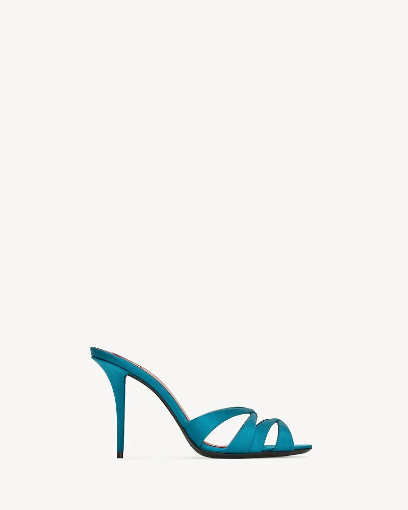 CHANDELLE mules satin crepe
