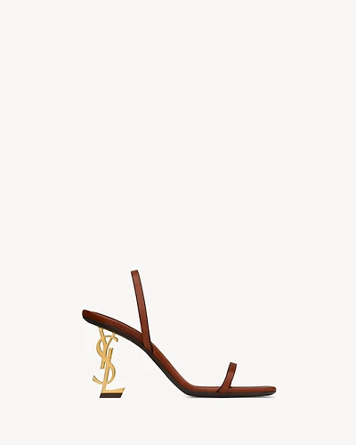 OPYUM slingback sandals vegetable-tanned leather
