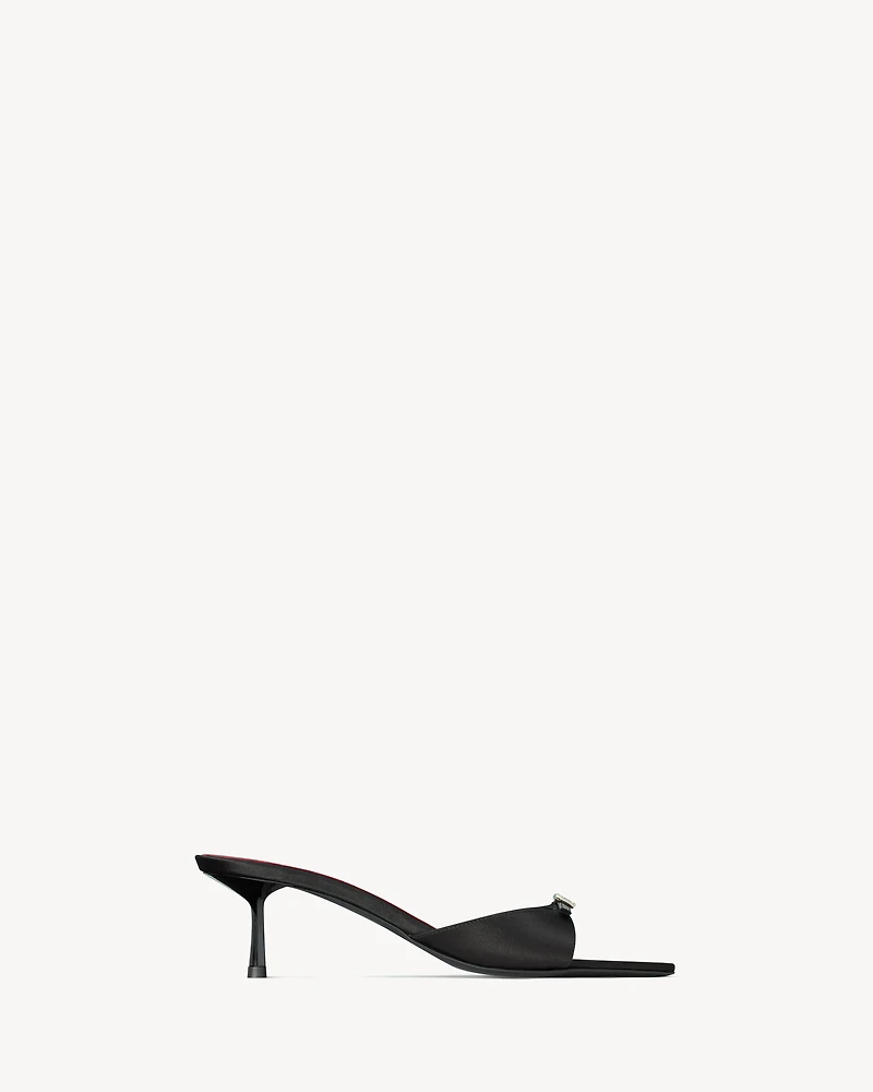 DAISY mules satin crepe