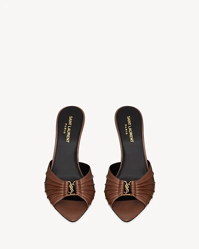BABYLONE mules smooth leather