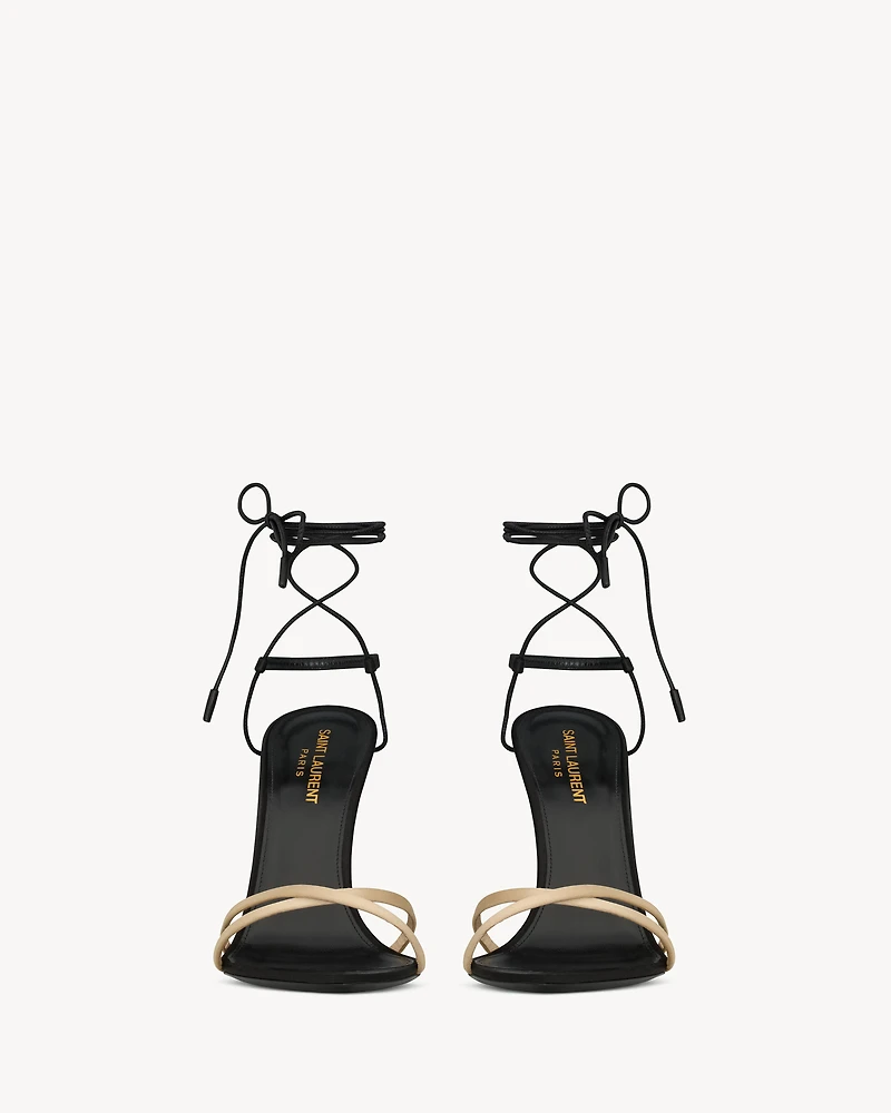 LIZA sandals satin crepe