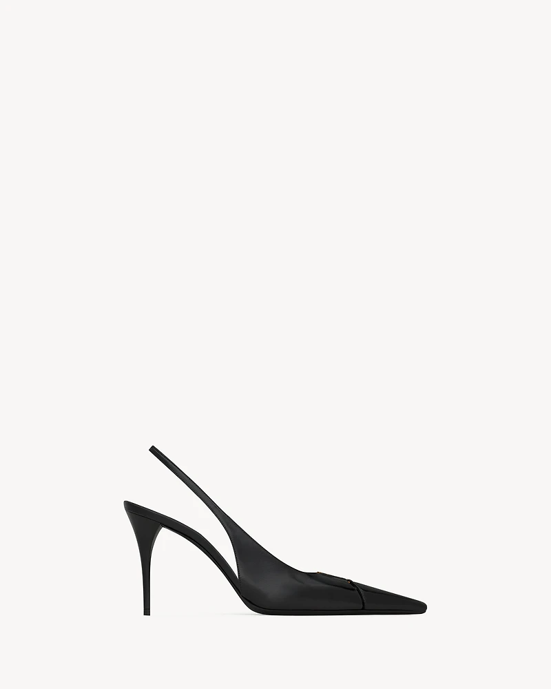BABYLONE BRETEUIL slingback pumps smooth leather