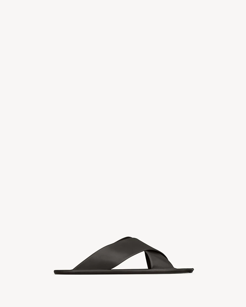 CARLYLE SLIDES smooth leather