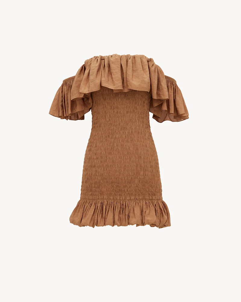 smocked dress canvas