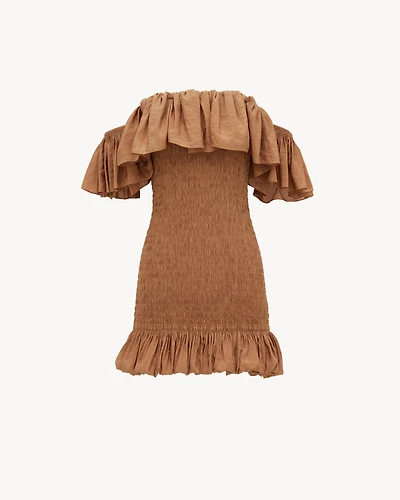 smocked dress canvas