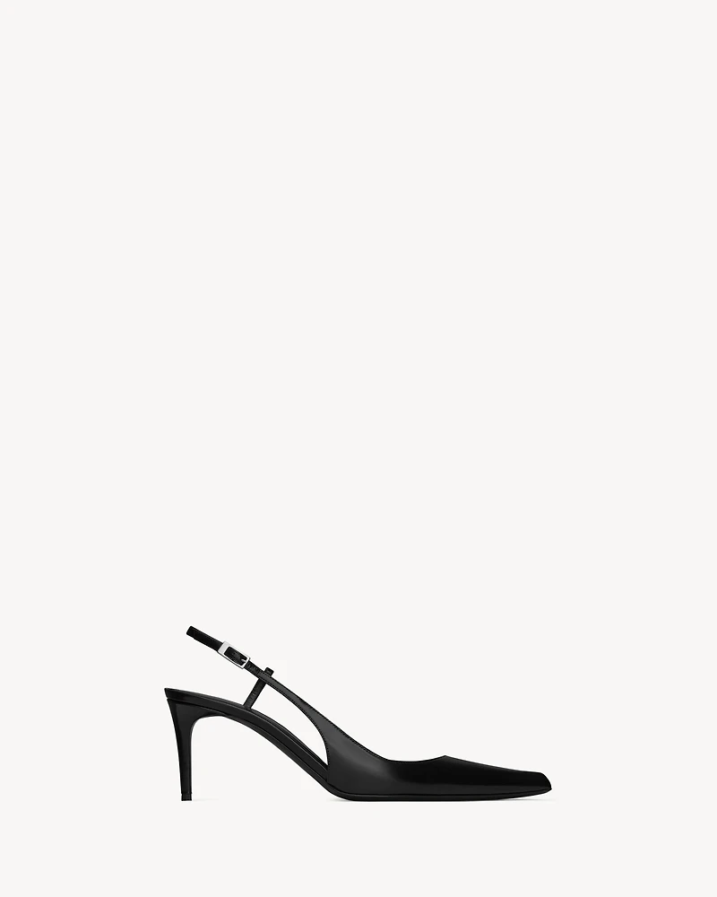 VENDOME slingback pumps glazed leather