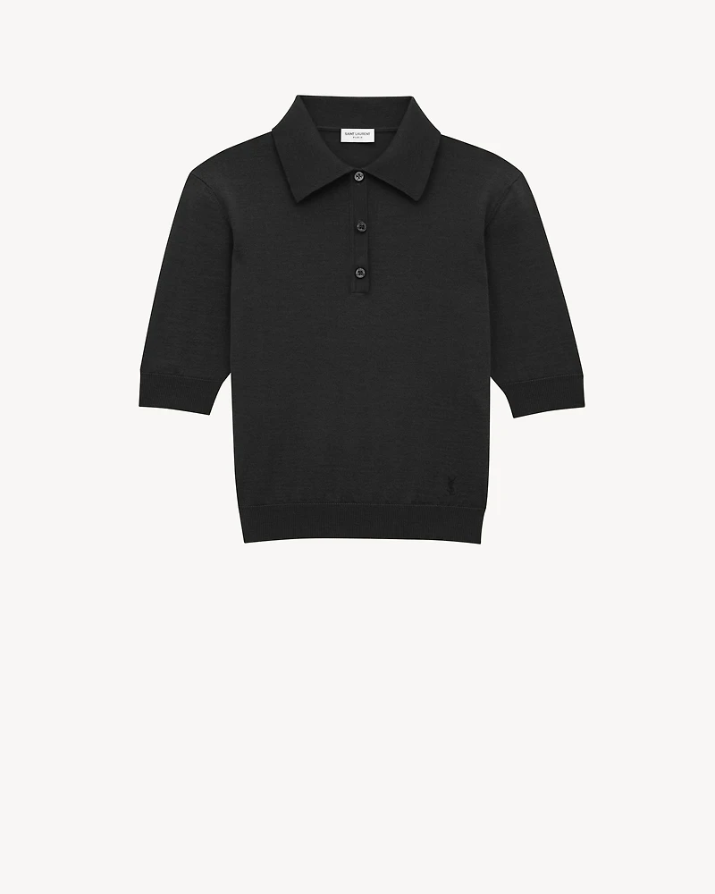 Polo Shirt Cassandre Cashmere, Wool