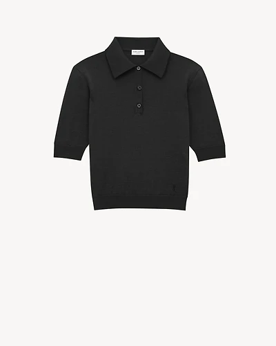Polo Shirt Cassandre Cashmere, Wool