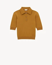 Polo Shirt Cassandre Cashmere, Wool, And Silk