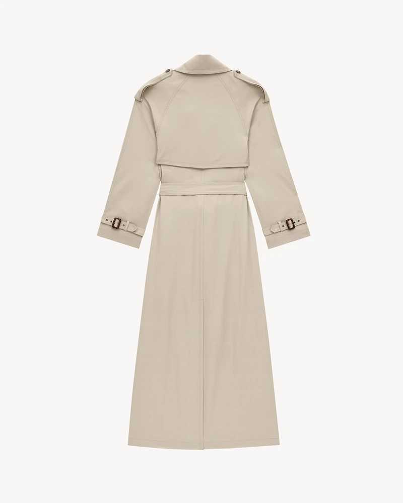 trench coat cotton twill