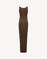 long tank dress rib knit