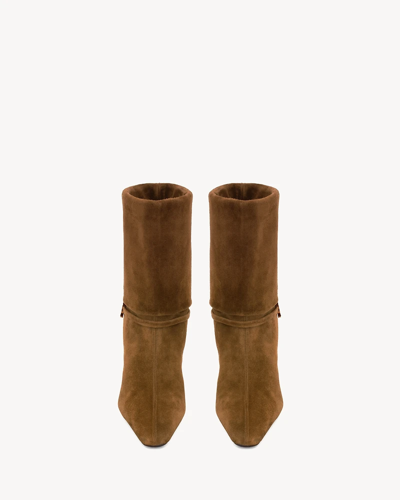 NIKI booties suede