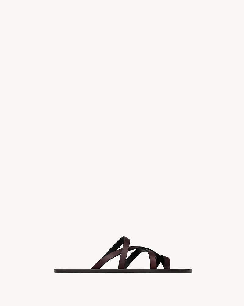 CULVER slides smooth leather
