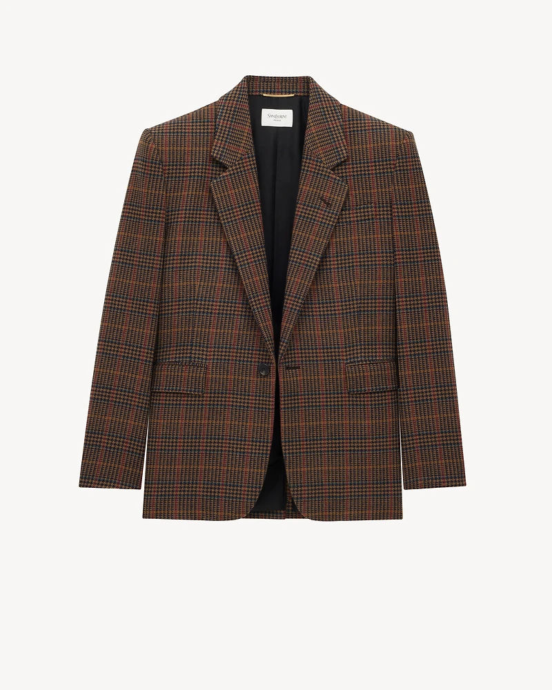 jacket wool check