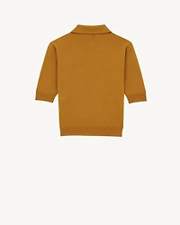 Polo Shirt Cassandre Cashmere, Wool, And Silk