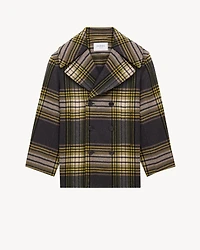 peacoat wool tartan