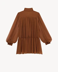 lavallière dress silk crepe muslin