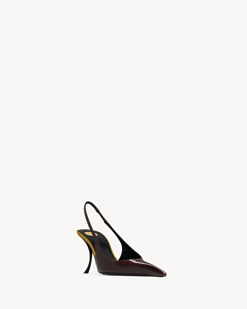 APOLLINE slingback pumps patent leather