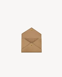 LETTER card case in leather