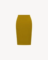 pencil skirt satin