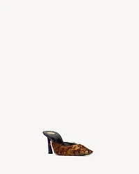 TRISH mules feathers