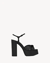 BIANCA Platform sandals smooth leather