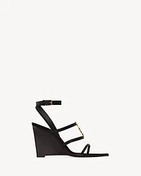 CASSANDRA wedges smooth leather