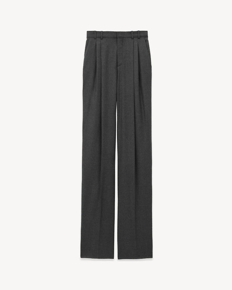 wide-leg pants cashmere