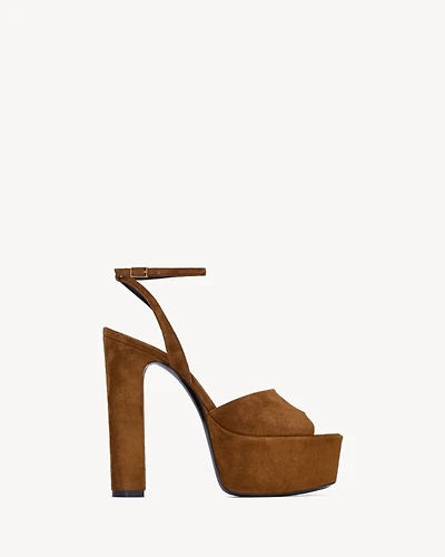JODIE platform sandals suede