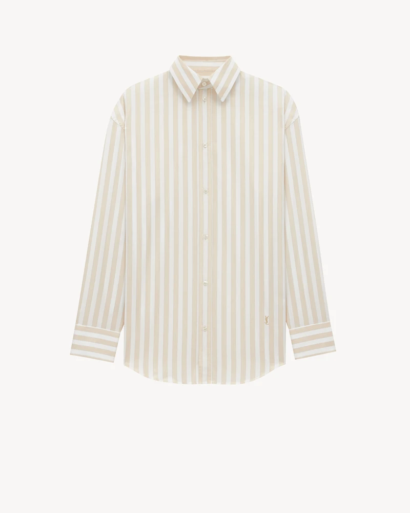 CASSANDRE shirt striped cotton