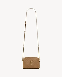 GABY zipped pouch in quilted lambskin